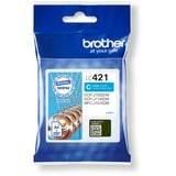 Brother LC421C cartuccia d'inchiostro 1 pz Originale Ciano Ciano, 1 pz, 200 pagine, Confezione singola