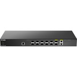 D-Link DXS-1210-12SC/E switch di rete Gestito L2 10G Ethernet (100/1000/10000) 1U Nero, Argento, Interruttore Gestito, L2, 10G Ethernet (100/1000/10000), Montaggio rack, 1U