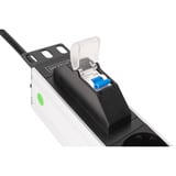 Digitus Multipresa 19" PDU con profilo in alluminio, 7 vie, Ciabatta Nero/alluminio
