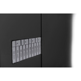 Digitus Supporto patch per montaggio a parete, 483mm (19") Nero