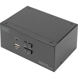 Digitus Switch KVM DisplayPort 2x 1 Nero