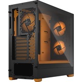 Fractal Design Pop Air Tower Nero, Arancione, Chassis Tower Nero/Orange, Tower, PC, Nero, Arancione, ATX, micro ATX, Mini-ITX, Acciaio, Vetro temperato, Multi