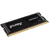 Kingston FURY FURY 32 GB 4800 MT/s DDR5 CL38 SODIMM Impact, Memoria Nero, 32 GB, 1 x 32 GB, 262-pin SO-DIMM