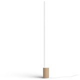Philips Lampada da terra Signe gradient, Luce LED bianco/legno, Philips Hue White and Color ambiance Lampada da terra Signe gradient, Illuminazione intelligente a pavimento, Bluetooth/Zigbee, Bianco, LED, Alluminio, Legno, Lampadina/e non sostituibile/i