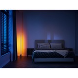 Philips Lampada da terra Signe gradient, Luce LED bianco/legno, Philips Hue White and Color ambiance Lampada da terra Signe gradient, Illuminazione intelligente a pavimento, Bluetooth/Zigbee, Bianco, LED, Alluminio, Legno, Lampadina/e non sostituibile/i