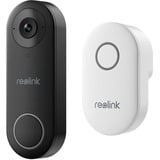 Reolink D340W Nero, Bianco, Campanello per porte Nero, Nero, Bianco, IP65, Parete, 2-vie, MicroSD (TransFlash), 256 GB
