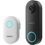 Reolink D340W Nero, Bianco, Campanello per porte Nero, Nero, Bianco, IP65, Parete, 2-vie, MicroSD (TransFlash), 256 GB
