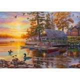Schmidt Spiele Casa delle barche con canoe, Puzzle 