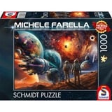 Schmidt Spiele Michele Farella: Splendore cosmico dei colori - Viaggio nello spazio, Puzzle 