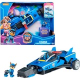 Spin Master Paw Patrol, Mighty Cruiser di Chase, con Luci e Suoni, dal Super Film, Giochi Paw Patrol per Bambini e Bambine, 3+ anni,  veicolo da gioco blu/Nero, PAW Patrol , Mighty Cruiser di Chase, con Luci e Suoni, dal Super Film, Giochi per Bambini e Bambine, 3+ anni, Automobile della polizia, PAW Patrol, 3 anno/i, Mini Stilo AAA, Plastica, Nero, Blu