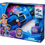 Spin Master Paw Patrol, Mighty Cruiser di Chase, con Luci e Suoni, dal Super Film, Giochi Paw Patrol per Bambini e Bambine, 3+ anni,  veicolo da gioco blu/Nero, PAW Patrol , Mighty Cruiser di Chase, con Luci e Suoni, dal Super Film, Giochi per Bambini e Bambine, 3+ anni, Automobile della polizia, PAW Patrol, 3 anno/i, Mini Stilo AAA, Plastica, Nero, Blu