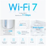 TP-Link Deco BE65 Tri-band (2,4 GHz/5 GHz/6 GHz) Wi-Fi 7 (802.11be) Bianco 4 Interno, Router bianco, Bianco, Interno, Sistema Mesh, Tri-band (2,4 GHz/5 GHz/6 GHz), Wi-Fi 7 (802.11be), 11000 Mbit/s