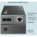 TP-Link MC200CM V3 convertitore multimediale di rete Interno 1000 Mbit/s 850 nm Modalità multipla Nero grigio, 1000 Mbit/s, IEEE 802.3ab, IEEE 802.3x, IEEE 802.3z, Gigabit Ethernet, 1000 Mbit/s, 1000BASE-FX, 1000BASE‑SX, Cat6