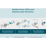 TP-Link Omada MC200CM convertitore multimediale di rete 1000 Mbit/s 850 nm Modalità multipla Nero grigio, 1000 Mbit/s, IEEE 802.3ab, IEEE 802.3i, IEEE 802.3u, IEEE 802.3z, Gigabit Ethernet, 10,100,1000 Mbit/s, Full, Half, Cat5, Cat5e