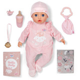 ZAPF Creation @BABY born Annabell 43cm, Bambola BABY born @ Annabell 43cm, Bambola bambina, Femmina, 3 anno/i, Bambino/Bambina, Sonoro, 430 mm