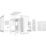 be quiet! LIGHT BASE 900 DX White Full Tower Bianco, Torre grande telaio bianco, Full Tower, PC, Bianco, ATX, EATX, micro ATX, Mini-ATX, XL-ATX, Acrilonitrile butadiene stirene (ABS), Vetro, Acciaio, Gaming