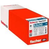 fischer Vite per legno PowerFull II 8,0x240 ZK TX VG 