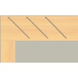 fischer Vite per legno PowerFull II 8,0x240 ZK TX VG 