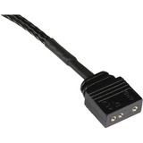 Alphacool Splitter a Y cavo aRGB 3 pin a 2x 3 pin, 60 cm, Cavo a Y Nero