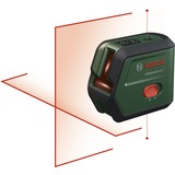 Bosch Laser a linee incrociate UniversalLevel 2 UNI Set, Attraversare la linea laser verde