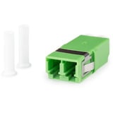 Digitus Accoppiatore fibra ottica, duplex, LC/APC > presa LC/APC, Single Mode OS2, Frizione verde