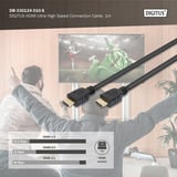 Digitus Cavo di collegamento HDMI Ultra High Speed, con Ethernet, UHD 8K Nero
