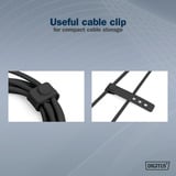 Digitus Cavo di collegamento in silicone USB4 Gen 2x2 USB-C > USB-C Nero