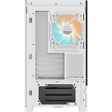 GIGABYTE C201 Panoramic Ice, Chassis Tower bianco, m-ATX, supporto radiatore da 360 mm, 3 ventole preinstallate, USB 3.0, supporto RGB Fusion, Midi Tower, PC, Bianco, micro ATX, Mini-ITX, Vetro, Plastica, Acciaio, Gaming