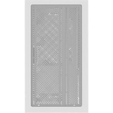 GIGABYTE C201 Panoramic Ice, Chassis Tower bianco, m-ATX, supporto radiatore da 360 mm, 3 ventole preinstallate, USB 3.0, supporto RGB Fusion, Midi Tower, PC, Bianco, micro ATX, Mini-ITX, Vetro, Plastica, Acciaio, Gaming