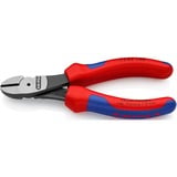 KNIPEX 74 02 140 pinza Pinze da taglio diagonale, Pinze di taglio rosso, Pinze da taglio diagonale, Acciaio al cromo vanadio, Plastica, Blu/Rosso, 14 cm, 157 g