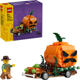 LEGO Pickup con zucca di Halloween, Giochi di costruzione Kit Arti e Mestieri con Zucca e Minifigure del Contadino, Regalo per Bambini 8+, Set da costruzione, 8 anno/i, Plastica, 177 pz, 197 g