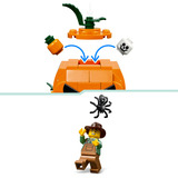 LEGO Pickup con zucca di Halloween, Giochi di costruzione Kit Arti e Mestieri con Zucca e Minifigure del Contadino, Regalo per Bambini 8+, Set da costruzione, 8 anno/i, Plastica, 177 pz, 197 g
