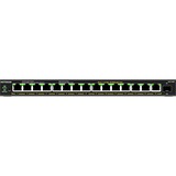 Netgear GS316EP Gestito Gigabit Ethernet (10/100/1000) Supporto Power over Ethernet (PoE) Nero, Interruttore Nero, Gestito, Gigabit Ethernet (10/100/1000), Full duplex, Supporto Power over Ethernet (PoE)