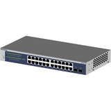 Netgear GS724Tv6 Gestito L2+/L3 Gigabit Ethernet (10/100/1000) 1U Blu, Grigio, Interruttore blu, Gestito, L2+/L3, Gigabit Ethernet (10/100/1000), Full duplex, Montaggio rack, 1U