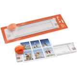 Peach 511060 taglierino 5 fogli, Dispositivo di taglio bianco/Orange, 5 fogli, Arancione, Bianco, 1 pz