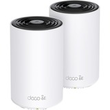 TP-Link Deco XE75 Tri-band (2,4 GHz/5 GHz/6 GHz) Wi-Fi 6E (802.11ax) Bianco 3 Interno, Router di rete bianco, Bianco, Interno, 510 m², Tri-band (2,4 GHz/5 GHz/6 GHz), Wi-Fi 6E (802.11ax), 802.11a, 802.11b, 802.11g, Wi-Fi 4 (802.11n), Wi-Fi 5 (802.11ac), Wi-Fi 6 (802.11ax), Wi-Fi 6E...