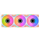 Thermaltake SWAFAN 120 EX INFINITY ARGB Sync PC Cooling Fan Wood Edition, Ventola bianco