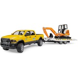 bruder RAM Rental Service con mini escavatore, Veicolo modello 