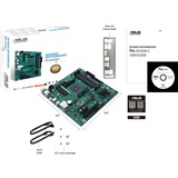 ASUS PRO B550M-C/CSM AMD B550 Socket AM4 micro ATX, Scheda madre verde/Nero, AMD, Socket AM4, AMD Athlon, AMD Ryzen 3000 Series, DDR4-SDRAM, 128 GB, DIMM