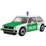 COBI Volkswagen Golf (1974) Polizia, Giochi di costruzione bianco
