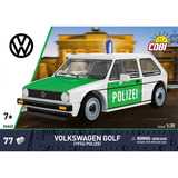 COBI Volkswagen Golf (1974) Polizia, Giochi di costruzione bianco