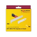 DeLOCK 89535 scheda di interfaccia e adattatore Interno SAS, Controllore PCIe, SAS, PCIe 3.0, 12 Gbit/s, Windows 10 Education, Windows 10 Education x64, Windows 10 Enterprise, Windows 10 Enterprise x64,..., Scatola