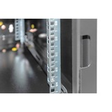 Digitus Alloggiamento a parete serie Unique - 600x600 mm (L x P), IT armadio Nero, Da parete, 7U, 100 kg, Lucchetti, Griglie, Nero