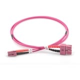 Digitus Cavo patch LWL, duplex, connettore LC > SC, multimode OM4 lilla