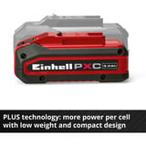 EINHELL Batteria Power-X-Change Plus TWIN-PACK 18Volt 3,0Ah rosso/Nero