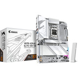 GIGABYTE X870 AORUS ELITE X3D ICE, Scheda madre argento/Bianco, VRM digitale 16+2+2 fasi, fino a 9000Hz DDR5 (OC), 2xPCIe 5.0 + 2xPCIe 4.0, Wi-Fi 7, LAN 2.5GbE, USB 4, AMD, Socket AM5, AMD Ryzen 7000 Series, AMD Ryzen 8000 Series, AMD Ryzen 9000 Series, Socket AM5, DDR5-SDRAM, 256 GB