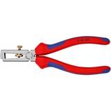 KNIPEX KP-1102160 Pinze spellacavi, Pinza stripper Isolante di protezione, 165 g, Blu, Rosso
