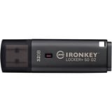 Kingston IronKey Locker+ 50 G2 32 GB, Chiavetta USB antracite