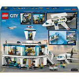 LEGO City aeroporto con aereo, Giochi di costruzione Modello con Terminal, Aeroplano, 9 Minifigure e Accessori, Regalo Bambini 8+, Set da costruzione, 8 anno/i, Plastica, 887 pz, 2 kg