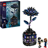 LEGO Wednesday 76784 Fiore di Dalia Nero, Giocattolo Apribile con Vaso, 2 Mini Bamboline e Accessori, Regalo per Bambini 9+, Giochi di costruzione Giocattolo Apribile con Vaso, 2 Mini Bamboline e Accessori, Regalo per Bambini 9+, Set da costruzione, 9 anno/i, Plastica, 358 pz, 388 g